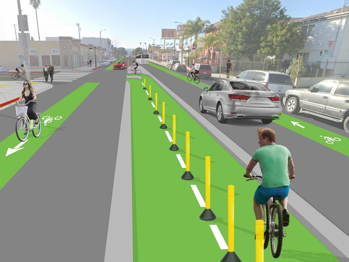 Bike lanes safety upgrades coming to Anaheim Street in Wilmington